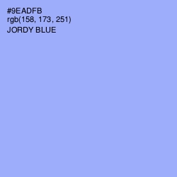 #9EADFB - Jordy Blue Color Image