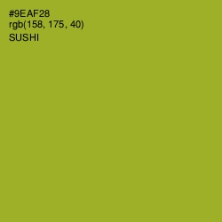 #9EAF28 - Sushi Color Image