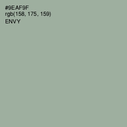 #9EAF9F - Envy Color Image