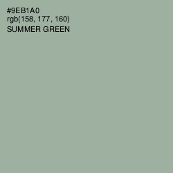#9EB1A0 - Summer Green Color Image