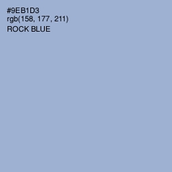 #9EB1D3 - Rock Blue Color Image