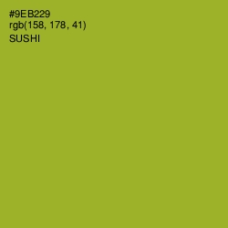 #9EB229 - Sushi Color Image