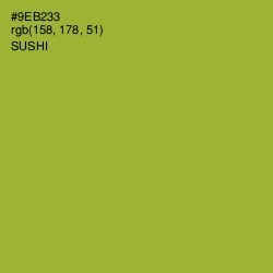 #9EB233 - Sushi Color Image