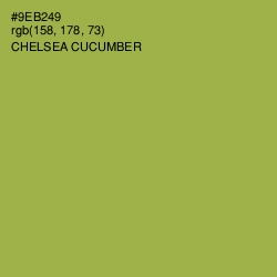 #9EB249 - Chelsea Cucumber Color Image