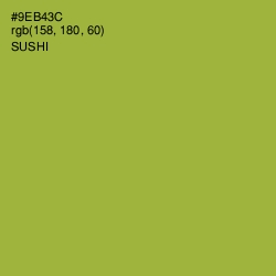 #9EB43C - Sushi Color Image