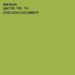 #9EB44A - Chelsea Cucumber Color Image