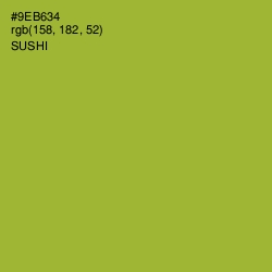 #9EB634 - Sushi Color Image