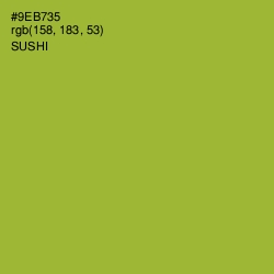 #9EB735 - Sushi Color Image