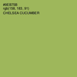 #9EB75B - Chelsea Cucumber Color Image