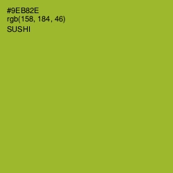 #9EB82E - Sushi Color Image