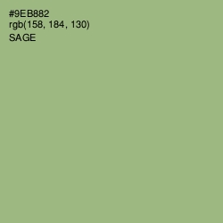 #9EB882 - Sage Color Image