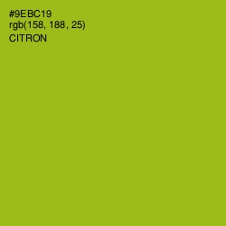 #9EBC19 - Citron Color Image