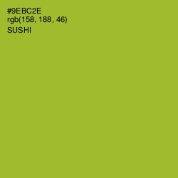 #9EBC2E - Sushi Color Image