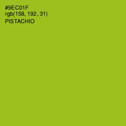 #9EC01F - Pistachio Color Image