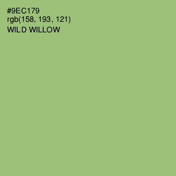 #9EC179 - Wild Willow Color Image