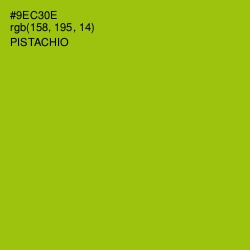 #9EC30E - Pistachio Color Image