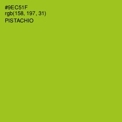 #9EC51F - Pistachio Color Image