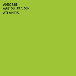 #9EC535 - Atlantis Color Image