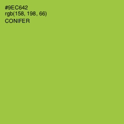 #9EC642 - Conifer Color Image