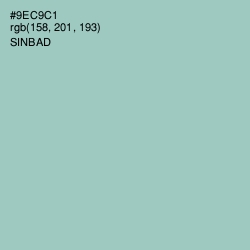 #9EC9C1 - Sinbad Color Image