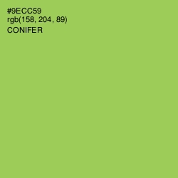 #9ECC59 - Conifer Color Image