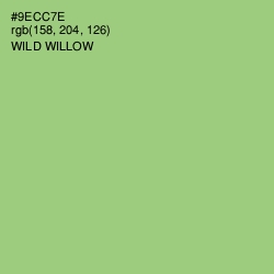 #9ECC7E - Wild Willow Color Image