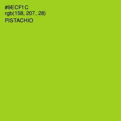 #9ECF1C - Pistachio Color Image