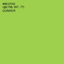 #9ECF4D - Conifer Color Image
