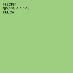 #9ECF81 - Feijoa Color Image