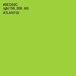 #9ED03C - Atlantis Color Image