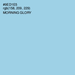 #9ED1E5 - Morning Glory Color Image