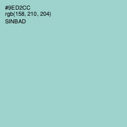 #9ED2CC - Sinbad Color Image