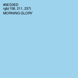 #9ED3ED - Morning Glory Color Image