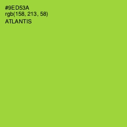 #9ED53A - Atlantis Color Image