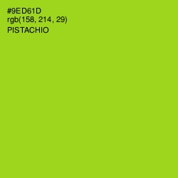 #9ED61D - Pistachio Color Image