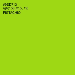 #9ED713 - Pistachio Color Image