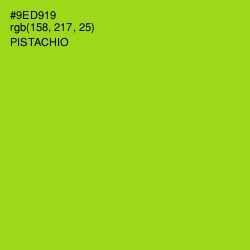 #9ED919 - Pistachio Color Image