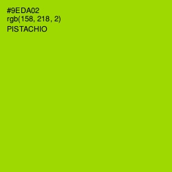 #9EDA02 - Pistachio Color Image