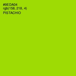 #9EDA04 - Pistachio Color Image