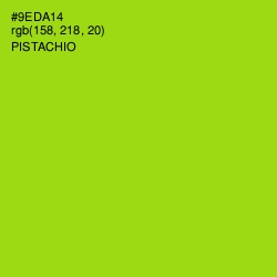 #9EDA14 - Pistachio Color Image