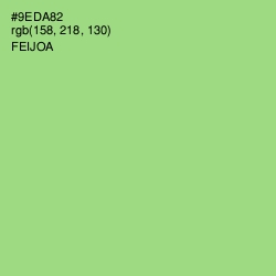 #9EDA82 - Feijoa Color Image