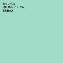 #9EDAC5 - Sinbad Color Image