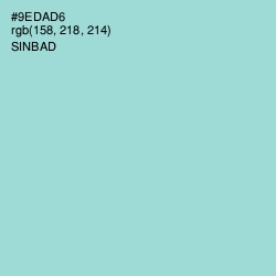 #9EDAD6 - Sinbad Color Image