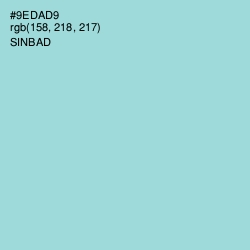 #9EDAD9 - Sinbad Color Image