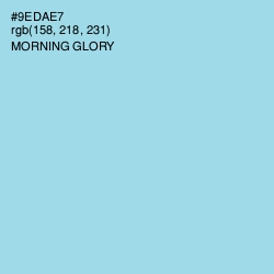 #9EDAE7 - Morning Glory Color Image
