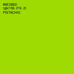 #9EDB02 - Pistachio Color Image