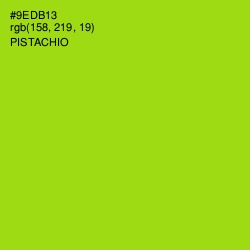 #9EDB13 - Pistachio Color Image