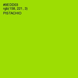 #9EDD03 - Pistachio Color Image