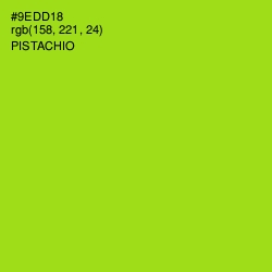 #9EDD18 - Pistachio Color Image