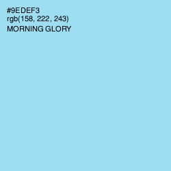 #9EDEF3 - Morning Glory Color Image
